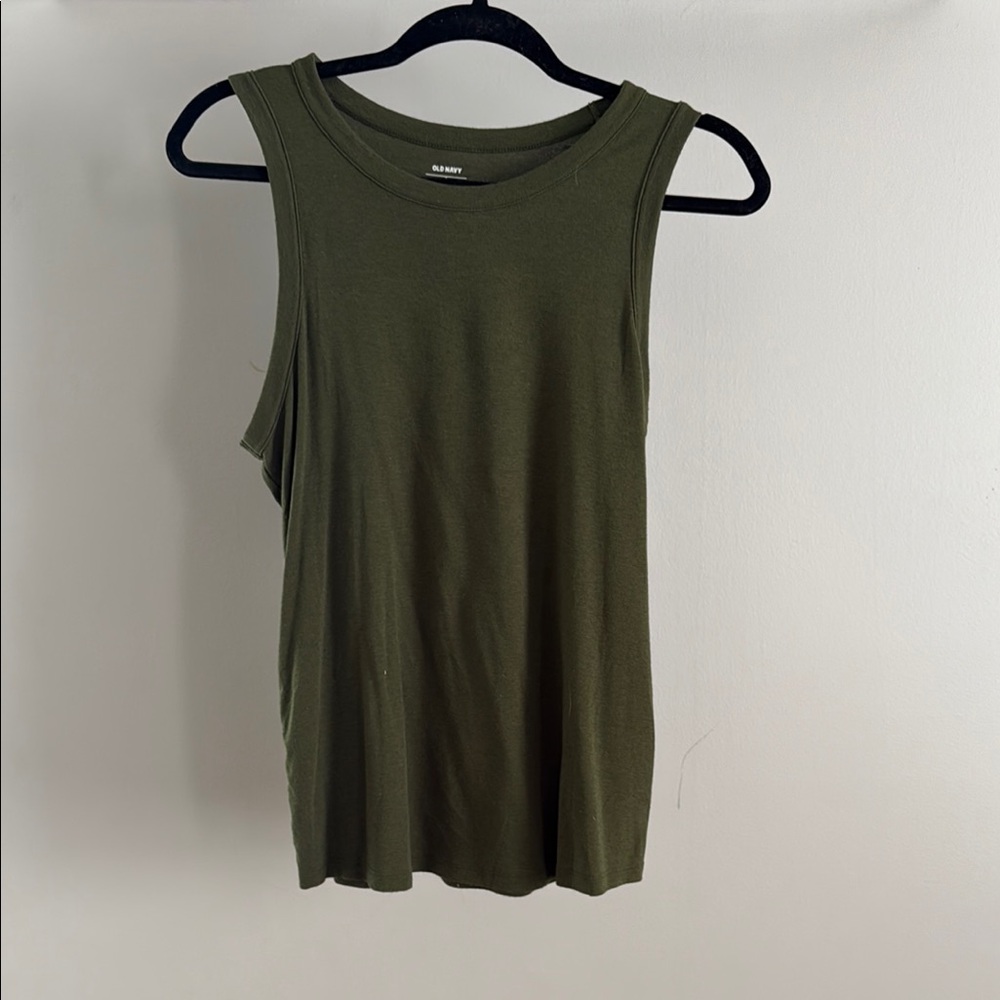 Old Navy Dark Green Tank Top